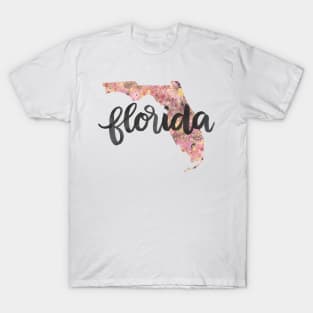 florida - calligraphy and abstract state T-Shirt